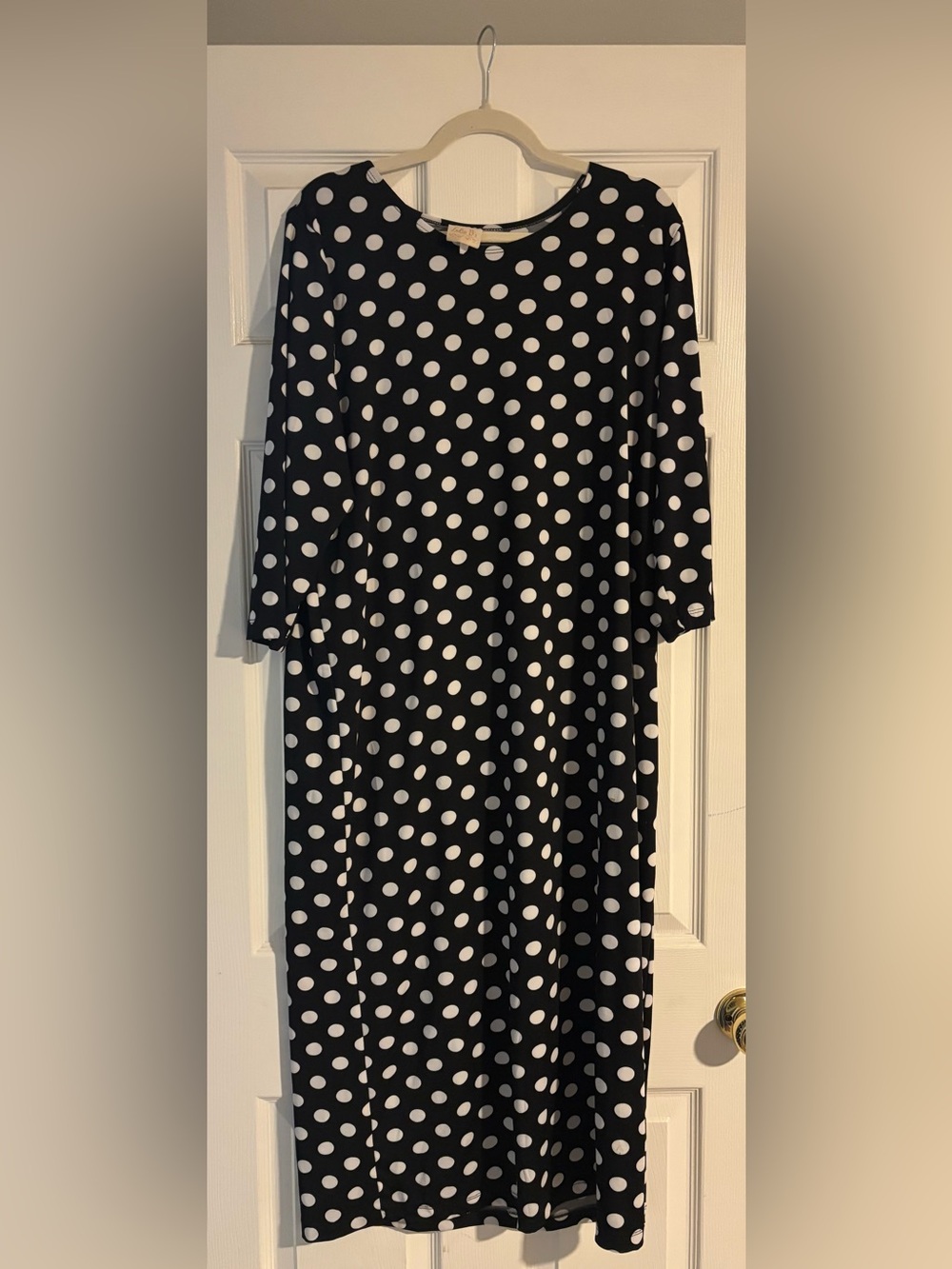 Black and White Polka Dot Women’s Dress